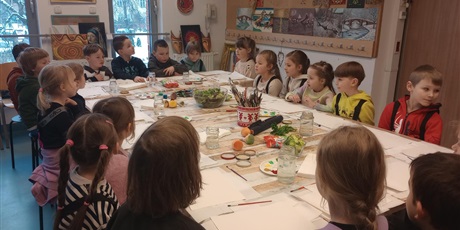 Grupa 0A na lekcji muzealnej w Ośrodku Kultury Morskiej