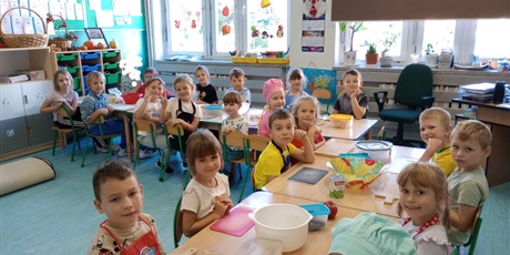 Jesienne zajęcia kulinarne w grupach 0