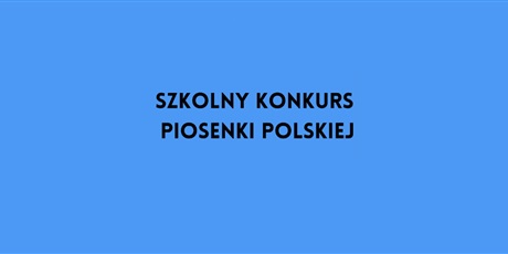 Konkurs piosenki polskiej