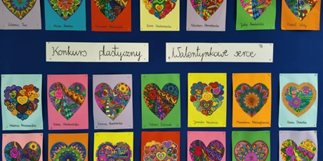 Konkurs plastyczny pt. „Walentynkowe serce”