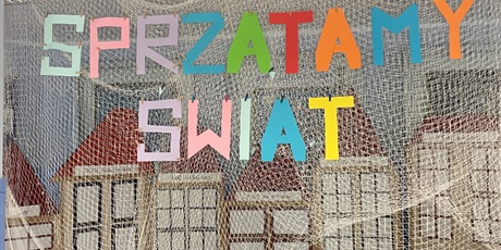 Powiększ grafikę: Napis z kolorowych liter "30 lat sprzątamy świat".