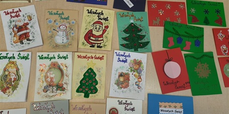  Rodzinne Kartki Bożonarodzeniowe w świetlicy klas 2