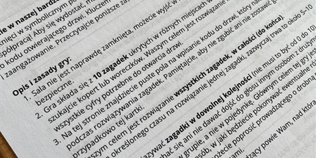 Powiększ grafikę: List powitalny dla uczniów